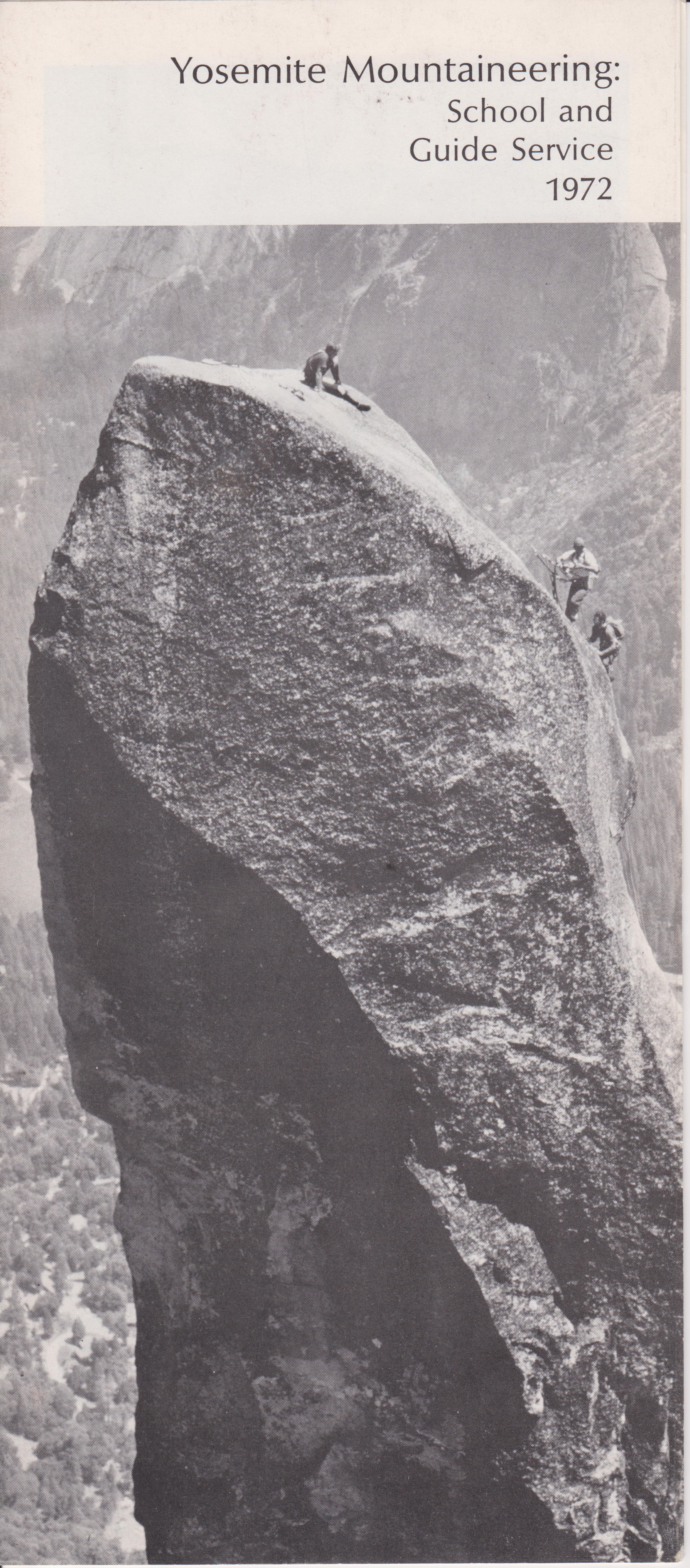 Yosemite Mountaineering School 1972 (1) – Vertical Archaeology