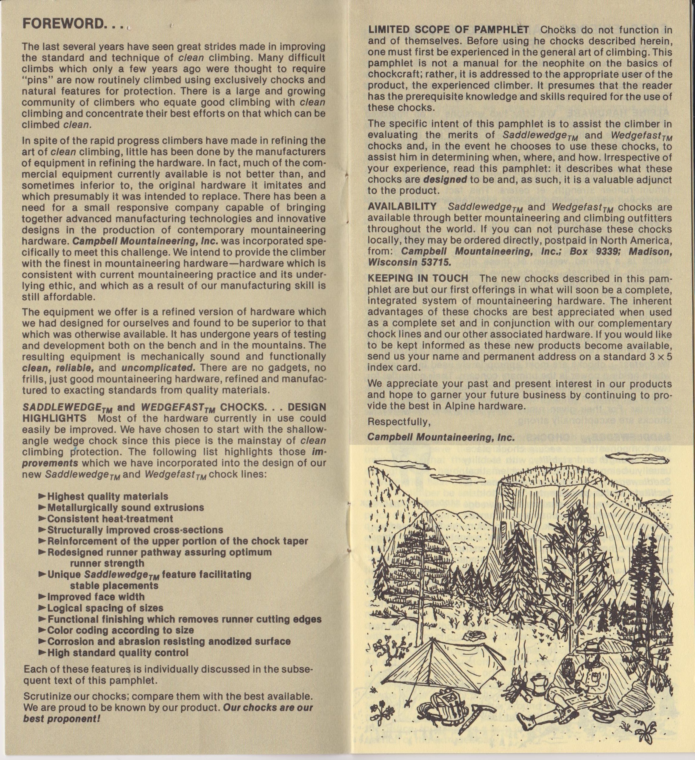 Campbell Mountaineering Catalog – Vertical Archaeology